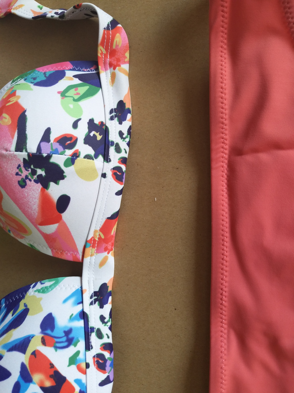 F4538-2 Missy Summer Bikini in Lemon Floral